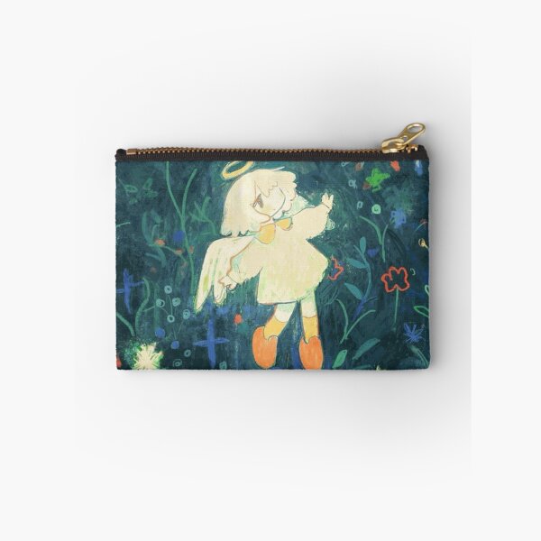Item preview, Cute Angel Floating in a Dark Floral Night Sky designed and sold by SilasWexford.