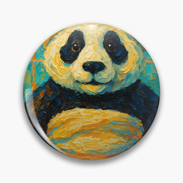 Item preview, Abstract Painting of Panda Spa Retreat | Whimsical Cute Panda Illustration | Colorful Modern Self-Care Animal Wall Art Print designed and sold by PaintedPixels01.