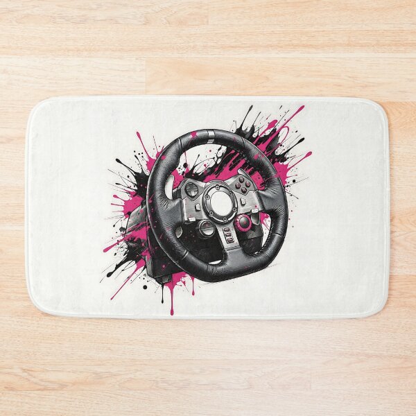 Item preview, Racing steering wheel modern graffiti illustration designed and sold by Z-RankCUSTOMS.