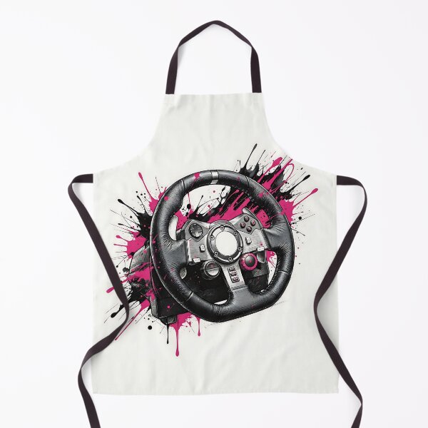 Item preview, Racing steering wheel modern graffiti illustration designed and sold by Z-RankCUSTOMS.