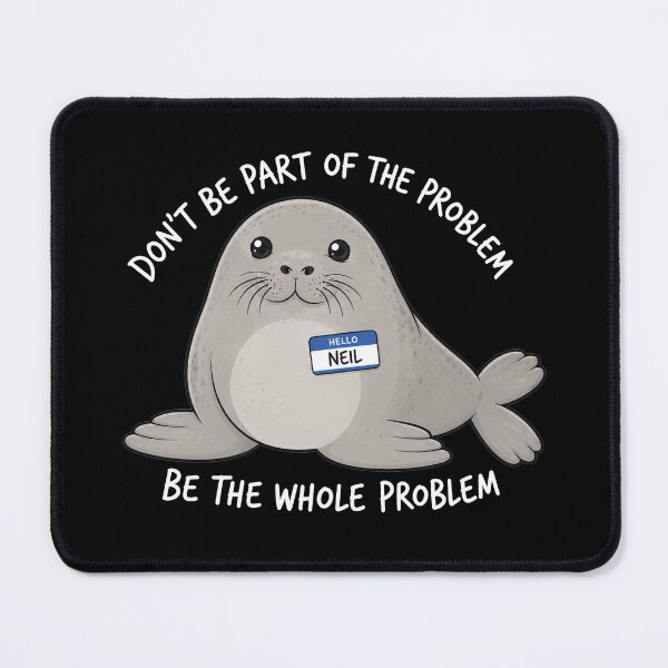 Item preview, Professional Troublemaker Neil The Seal designed and sold by sentfromemily.