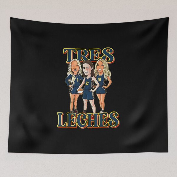 Item preview, Tres Leches Basketball Caitlin Clark Sophie Cunningham and Lexie Hull designed and sold by PuniCodansu.