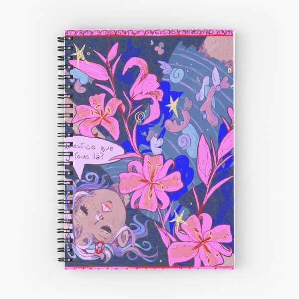 Item preview, Psychedelic Weirdcore Collage with Pink Lilies designed and sold by SilasWexford.
