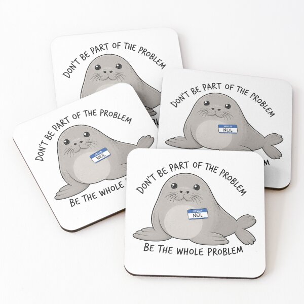 Item preview, Professional Troublemaker Neil The Seal 2 designed and sold by sentfromemily.