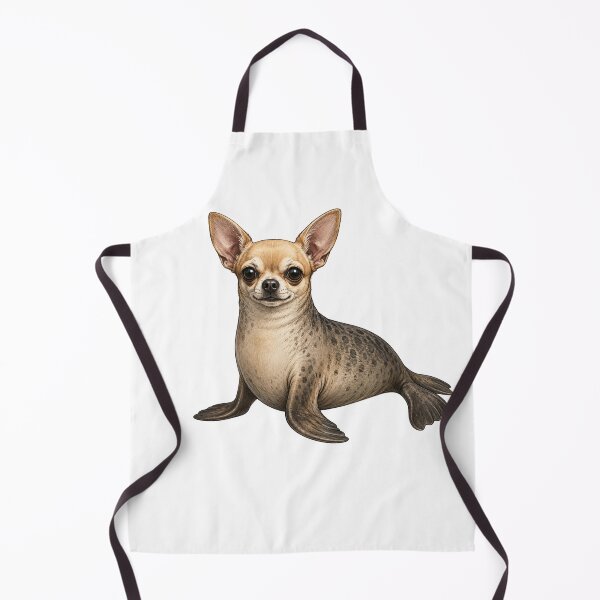 Item preview, Chihuahua Seal Hybrid – Whimsical Ocean Animal Illustration designed and sold by bloomrocketz.