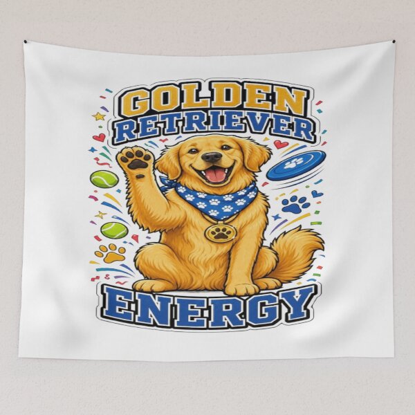 Item preview, Golden Retriever Energy designed and sold by ClaussShop.