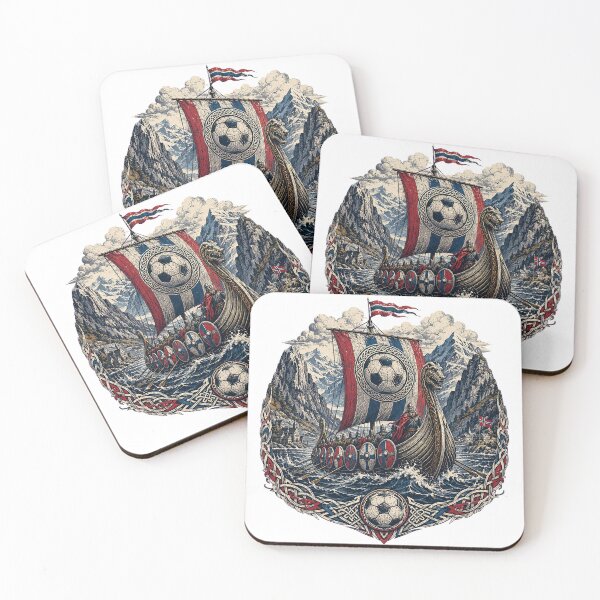 Item preview, Norway Viking Longship Soccer Heritage designed and sold by JasKei-Designs.