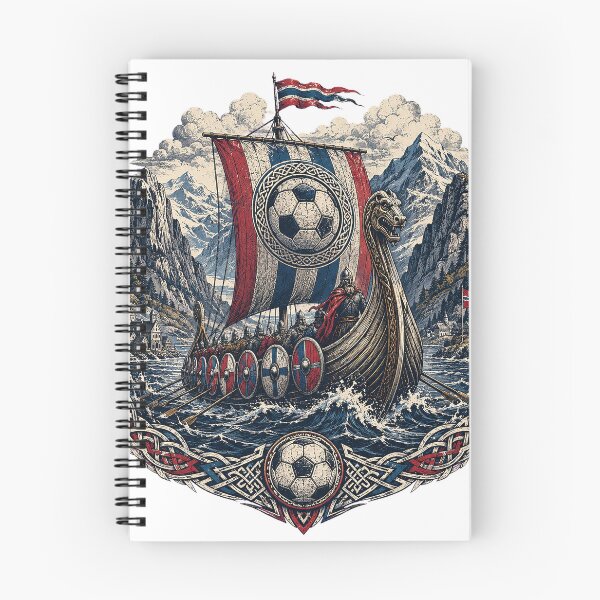 Item preview, Norway Viking Longship Soccer Heritage designed and sold by JasKei-Designs.