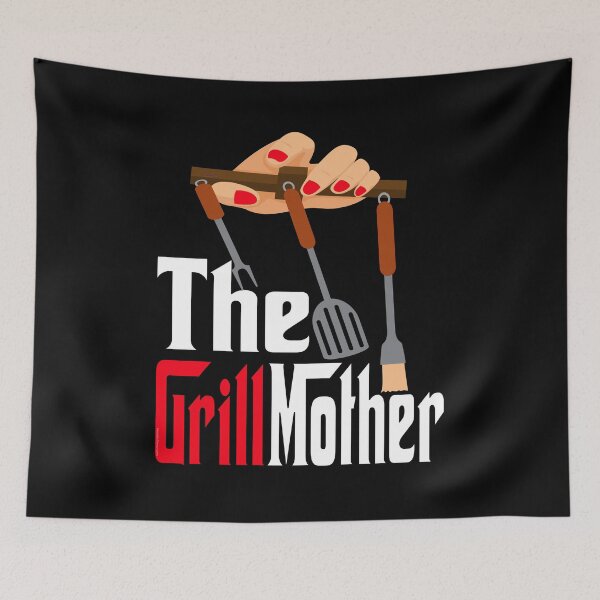 Item preview, Funny BBQ Mom Gift | Meat Lover Grilling BBQ | The GrillMother designed and sold by Made by Tamar.