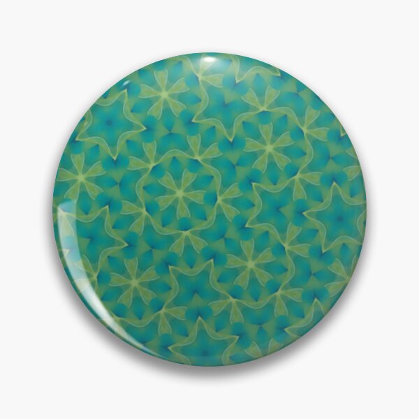 Item preview, Ethereal Green Floral Pattern designed and sold by Shy Fractal Designs.