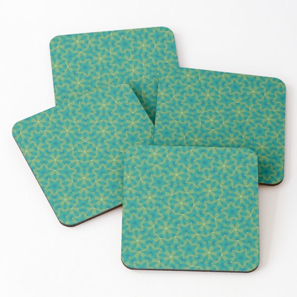 Item preview, Ethereal Green Floral Pattern designed and sold by Shy Fractal Designs.