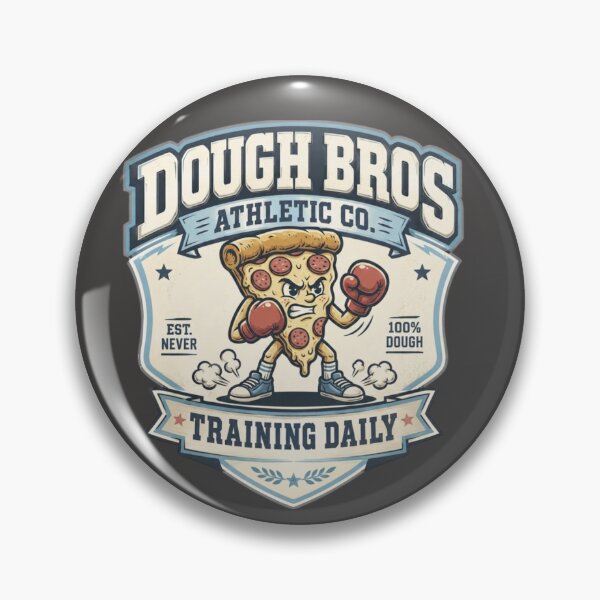 Item preview, "Dough Bros Athletic Co." Boxing Pizza Logo designed and sold by Bluebird Crafted Tee.