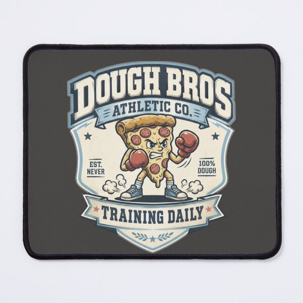 Item preview, "Dough Bros Athletic Co." Boxing Pizza Logo designed and sold by Bluebird Crafted Tee.