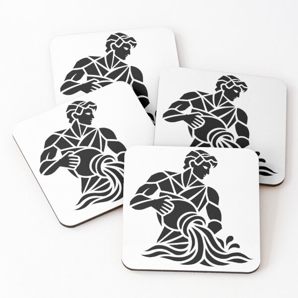 Item preview, Aquarius Zodiac Sign – Minimalist Zodiac Design designed and sold by SivaroStudio.