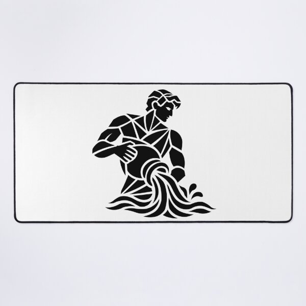 Item preview, Aquarius Zodiac Sign – Minimalist Zodiac Design designed and sold by SivaroStudio.
