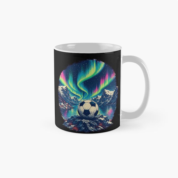 Item preview, Norway Soccer Northern Lights Fjord designed and sold by JasKei-Designs.