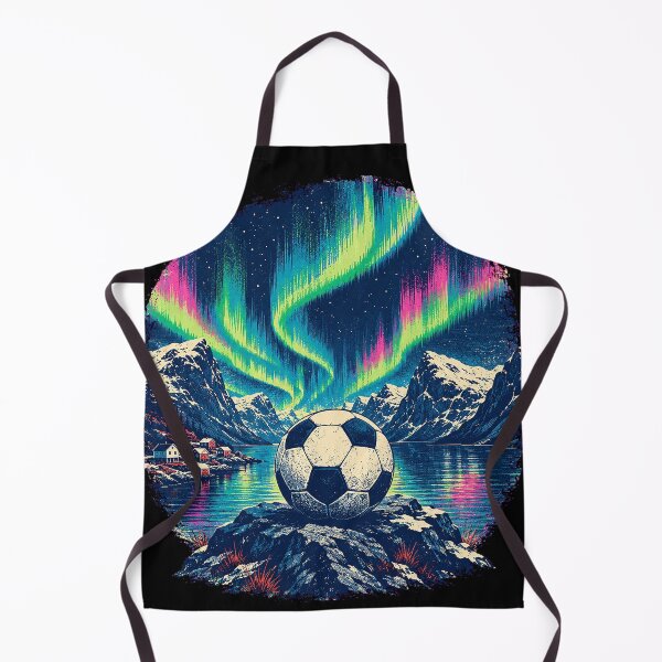 Item preview, Norway Soccer Northern Lights Fjord designed and sold by JasKei-Designs.