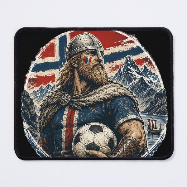 Item preview, Norway Viking Soccer Warrior Heritage designed and sold by JasKei-Designs.
