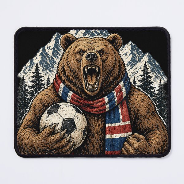 Item preview, Norway Bear Soccer Supporter Pride designed and sold by JasKei-Designs.
