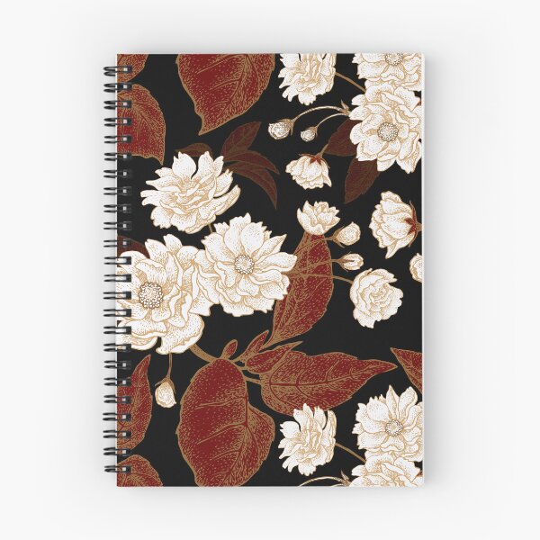 Item preview, Black Red Gold chinoiserie seamless pattern designed and sold by SugarCore.