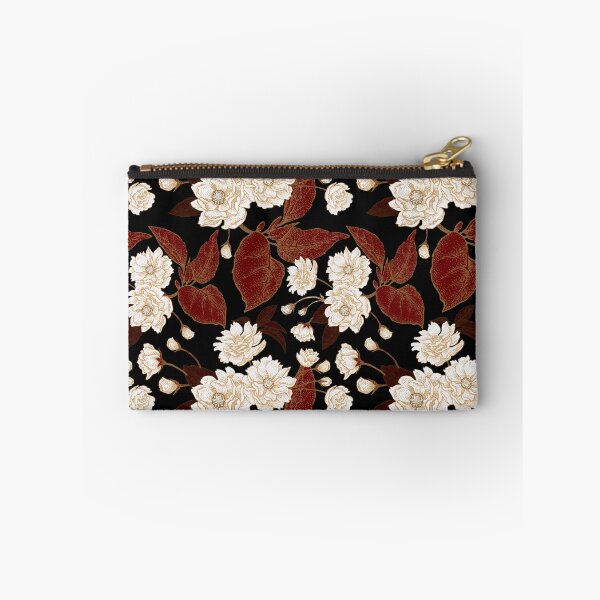Item preview, Black Red Gold chinoiserie seamless pattern designed and sold by SugarCore.