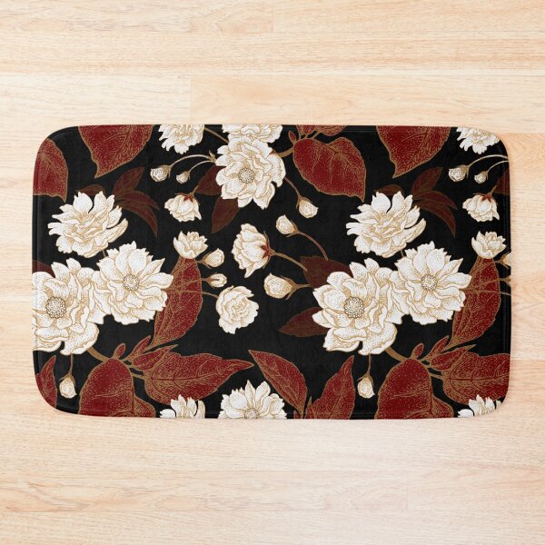 Item preview, Black Red Gold chinoiserie seamless pattern designed and sold by SugarCore.