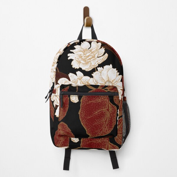 Item preview, Black Red Gold chinoiserie seamless pattern designed and sold by SugarCore.