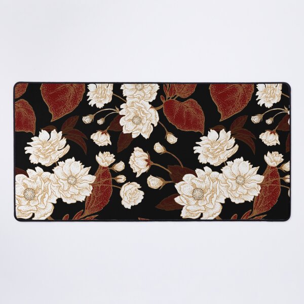Item preview, Black Red Gold chinoiserie seamless pattern designed and sold by SugarCore.