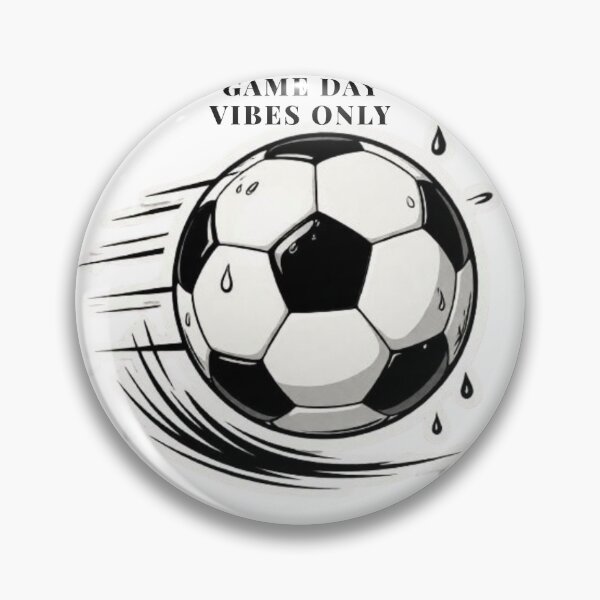 Item preview, Game Day Vibes Only Funny Soccer Quote Design designed and sold by SKSSTYLe.