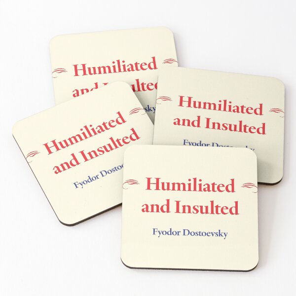 Item preview, Fyodor Dostoevsky Humiliated and Insulted, Russian Novelist, Classic Literature designed and sold by CharlottePlaceArt.