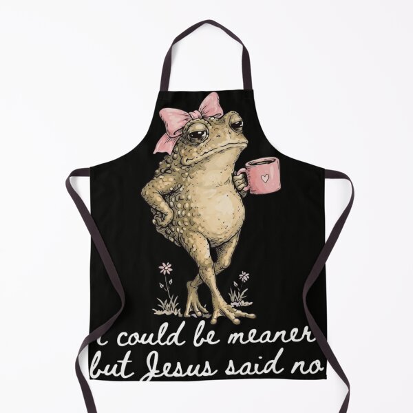 Item preview, Sassy Frog I Could Be Meaner But Jesus Said No Funny Christian designed and sold by haitrieuic96.