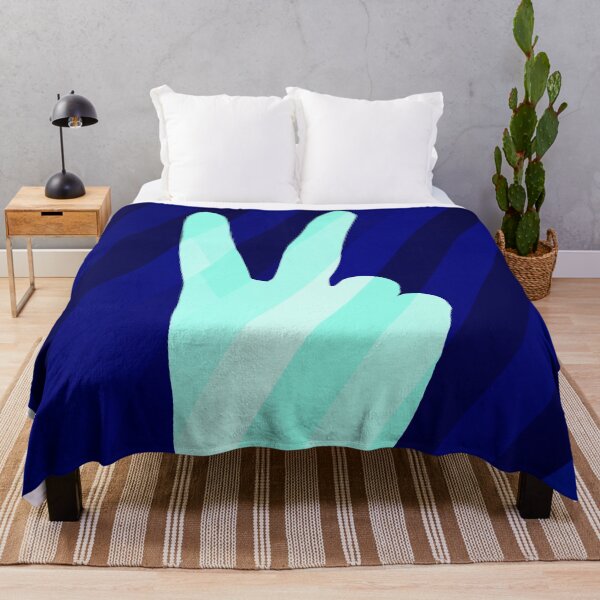 Item preview, Blue on Blue Peace Sign designed and sold by Ellie&CharChar&Evy.