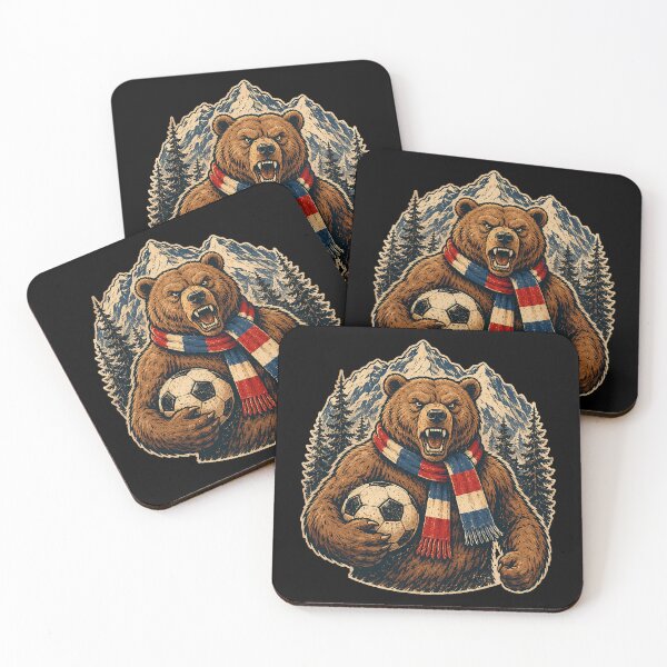 Item preview, Norway Roaring Bear Soccer Supporter designed and sold by JasKei-Designs.