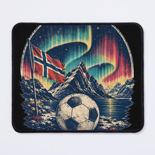 Item preview, Norway Aurora Soccer Mountain Pride designed and sold by JasKei-Designs.