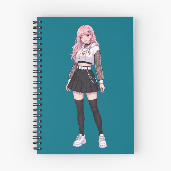 Item preview, Cute Pink-Haired Anime Girl designed and sold by CHRISMARTE.