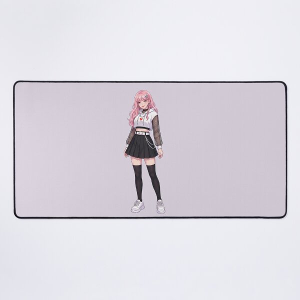 Item preview, Cute Pink-Haired Anime Girl designed and sold by CHRISMARTE.