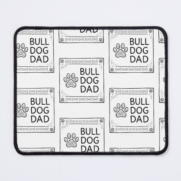 Item preview, Bull Dog Dad Paw Print Sketch Design designed and sold by SoyLamderma.