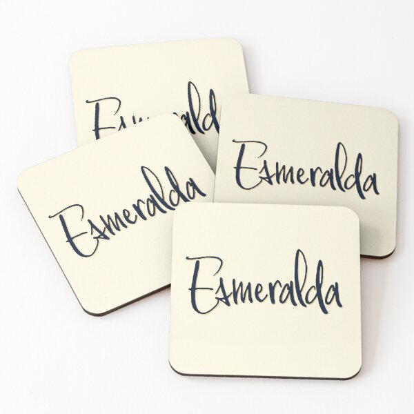 Item preview, ESMERALDA personalized type design designed and sold by CharlottePlaceArt.