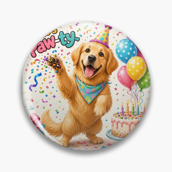 Item preview, Let's Paw-ty Golden Retriever Birthday Party designed and sold by Little Paw Atelier.
