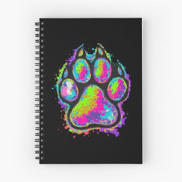 Item preview, Colorful Watercolor Splash Paw Print Art designed and sold by SoyLamderma.