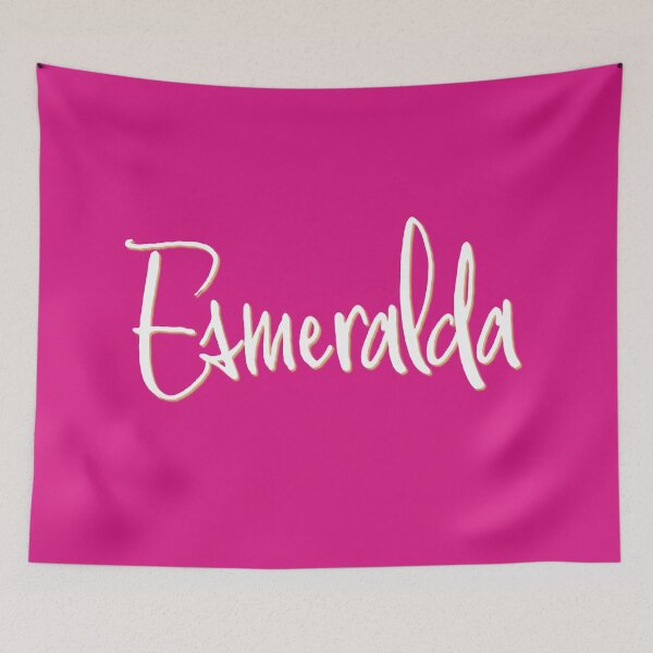 Item preview, ESMERALDA personalized type design designed and sold by CharlottePlaceArt.