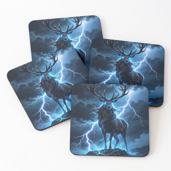Item preview, majestic stag with leadership, nobility, and strength designed and sold by mixoubraw.