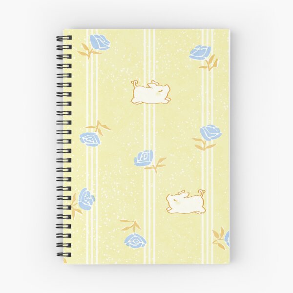 Item preview, Feed Sack Floral With Piglets - f6f3bb designed and sold by knitetgantt.