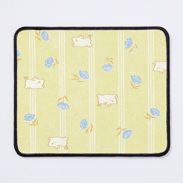 Item preview, Feed Sack Floral With Piglets - f6f3bb designed and sold by knitetgantt.