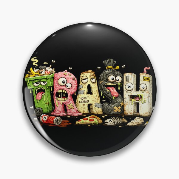 Item preview, Trash Monsters - Funny Garbage Gang Lowbrow Cartoon Art designed and sold by snewen.