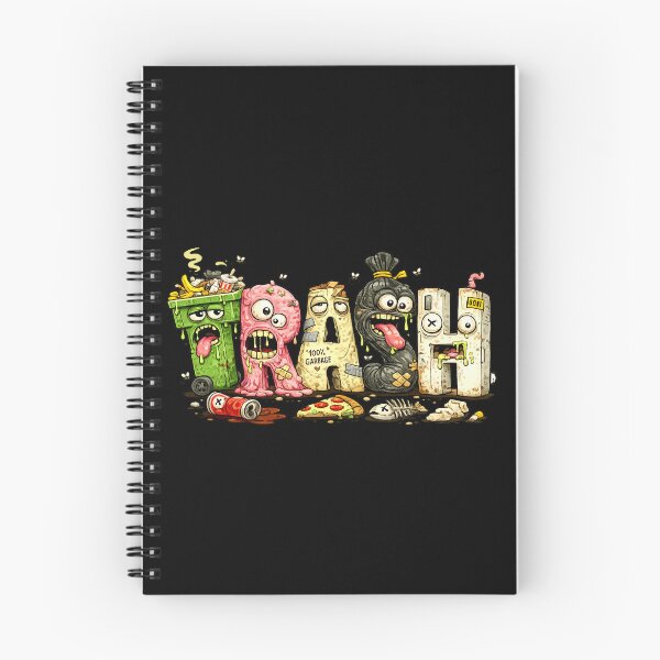 Item preview, Trash Monsters - Funny Garbage Gang Lowbrow Cartoon Art designed and sold by snewen.