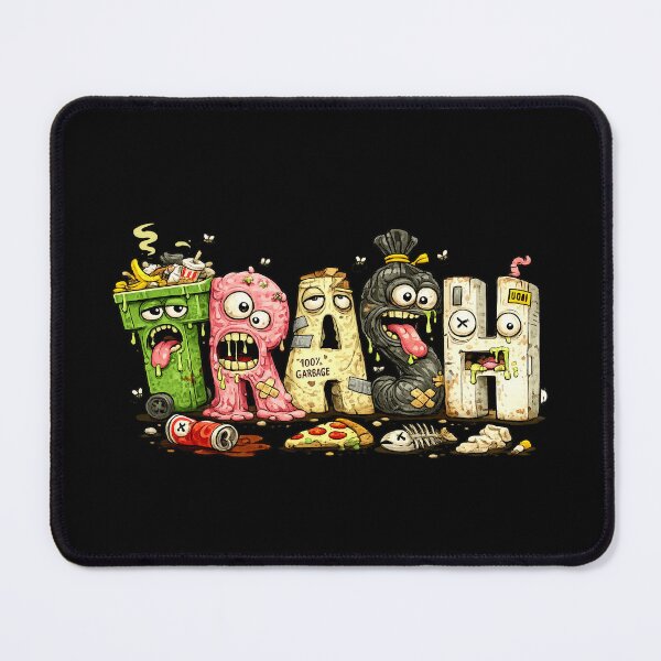 Item preview, Trash Monsters - Funny Garbage Gang Lowbrow Cartoon Art designed and sold by snewen.