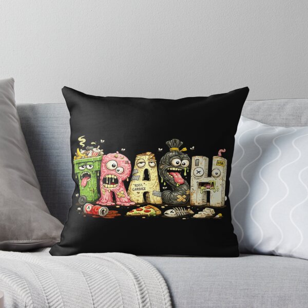 Item preview, Trash Monsters - Funny Garbage Gang Lowbrow Cartoon Art designed and sold by snewen.
