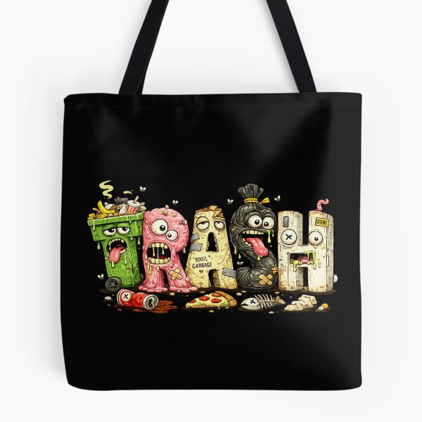 Item preview, Trash Monsters - Funny Garbage Gang Lowbrow Cartoon Art designed and sold by snewen.