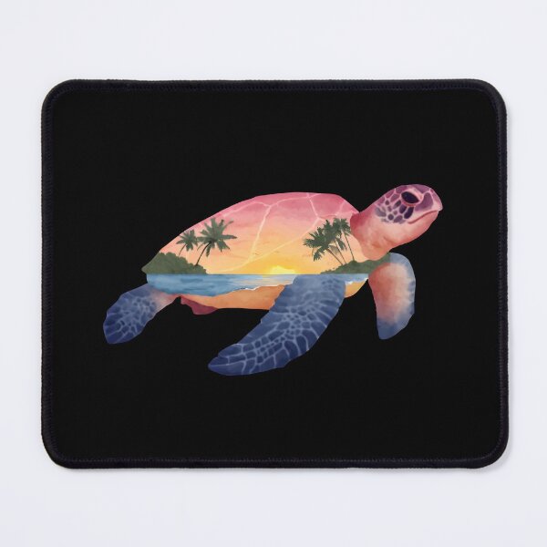 Item preview, Turtle tropical sunset designed and sold by Newrealis.